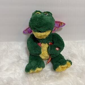 Kids of America Singing Green Frog Cupid Valentine Animated Plush Stuffed 2007